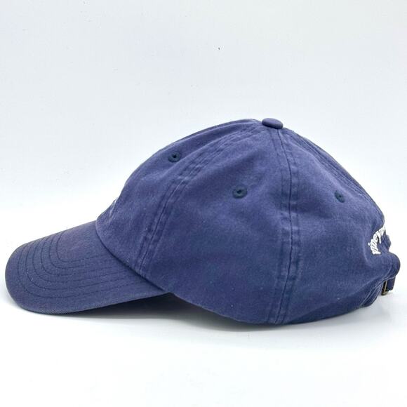 Vineyard Vines Classic Whale Logo Baseball Cap Blue Cotton Adjustable O/S - Picture 5 of 12